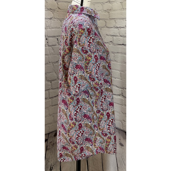 Cremieux Premium Denim Men’s Paisley Print Button Down Shirt (Size M) - Picture 4 of 10